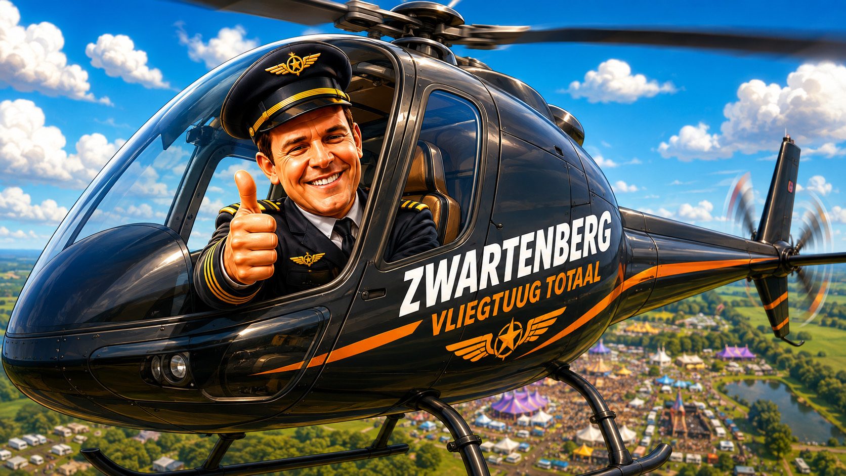 Vlucht in heli bij Kachel FM! - Afbeelding 3