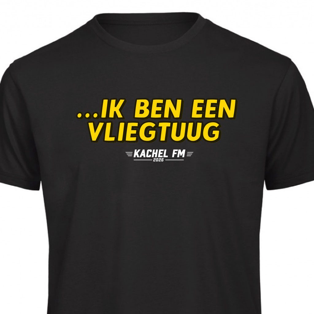 Kinder T-shirt - Zwartenberg Vliegtuug Totaal - Kachel FM 2026 - Afbeelding 2